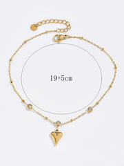 Cubic Zirconia Anklet