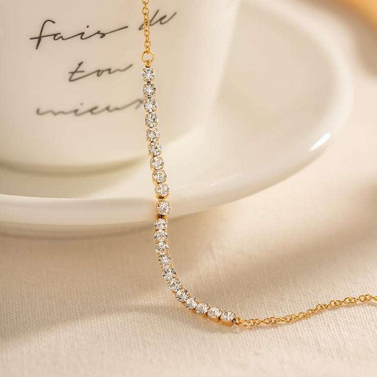Cubic Zirconia Anklet