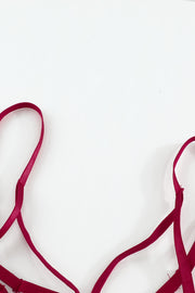 1 piece Lace Splicing Mesh Lingerie